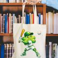 Shamrock Playing Baseball St Patricks Day Men Boys Kid Canvas Tote Bag Shamrock Playing Baseball St Patricks Day Men Boys Kid Canvas Tote Bag