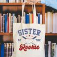 Sister Of Rookie 1st Birthday Baseball Boy Family Matching Canvas Tote Bag Sister Of Rookie 1st Birthday Baseball Boy Family Matching Canvas Tote Bag