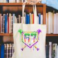 Six Seven Mardi Gras Baseball Sports Party Canvas Tote Bag Six Seven Mardi Gras Baseball Sports Party Canvas Tote Bag