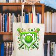 St Patrick Day Baseball Drip Ice Cream Boys Men Canvas Tote Bag