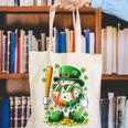 St Patricks Day Baseball Ice Cream Baseball Player Cartoon Canvas Tote Bag St Patricks Day Baseball Ice Cream Baseball Player Cartoon Canvas Tote Bag