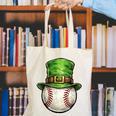 St Patricks Day Baseball Player Leprechaun Hat Men Boys Kids Canvas Tote Bag