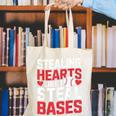 Stealing Hearts Like I Steal Bases Cute Baseball Kids Canvas Tote Bag Stealing Hearts Like I Steal Bases Cute Baseball Kids Canvas Tote Bag