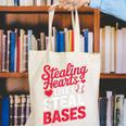 Stealing Hearts Like I Steal Bases Cute Baseball Valentine Canvas Tote Bag Stealing Hearts Like I Steal Bases Cute Baseball Valentine Canvas Tote Bag