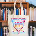 I Survived 100 Days Of School Baseball Boys Students Canvas Tote Bag