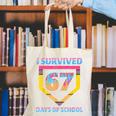 I Survived 67 Days Of School Baseball Trend For Boys Girls Canvas Tote Bag