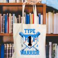 T1D Warrior Baseball Drip Diabetes Awareness Blue Ribbon Canvas Tote Bag T1D Warrior Baseball Drip Diabetes Awareness Blue Ribbon Canvas Tote Bag
