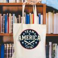 Team America 1776 4th Of July Patriotic Baseball Canvas Tote Bag Team America 1776 4th Of July Patriotic Baseball Canvas Tote Bag