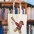 Ugly Christmas Sweater Gingerbread Baseball Toddler Kids Canvas Tote Bag Ugly Christmas Sweater Gingerbread Baseball Toddler Kids Canvas Tote Bag