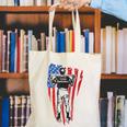 US Flag Baseball Player Batter Sport Lover Team Coach Family Canvas Tote Bag