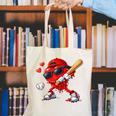 Valentine Baseball Heart Sports Love Valentines Day Boys Canvas Tote Bag