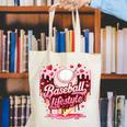 Valentine Baseball Lifestyle Home Plate Ice-Cream Drip Boys Canvas Tote Bag