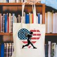 Valentines Baseball Batter Silhouette Heart Men Boys Kid Canvas Tote Bag Valentines Baseball Batter Silhouette Heart Men Boys Kid Canvas Tote Bag