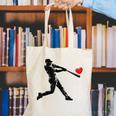 Valentines Day Baseball Batter Silhouette Heart Men Boys Kid Canvas Tote Bag Valentines Day Baseball Batter Silhouette Heart Men Boys Kid Canvas Tote Bag
