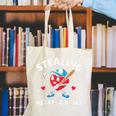 Valentines Day Baseball Stealing Hearts Bases Boys Kids Men Canvas Tote Bag