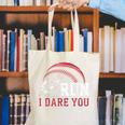 Vintage Humor Baseball Apparel Run I Dare You Canvas Tote Bag Vintage Humor Baseball Apparel Run I Dare You Canvas Tote Bag