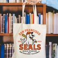Vintage San Francisco Seals California Baseball Logo Canvas Tote Bag Vintage San Francisco Seals California Baseball Logo Canvas Tote Bag