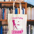 Women's Play Like A Girl Softball Baseball Girls Canvas Tote Bag