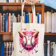 Women's Valentines Day Baseball Boys Ice Cream Drip Heart Youth Kids Canvas Tote Bag