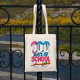 100 Days Of School Baseball Drip Bat 100th Day Of School Boy Canvas Tote Bag 100 Days Of School Baseball Drip Bat 100th Day Of School Boy Canvas Tote Bag