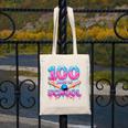 100 Days Of School Baseball Dripping Ice Cream 100th Day Canvas Tote Bag 100 Days Of School Baseball Dripping Ice Cream 100th Day Canvas Tote Bag