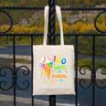 100 Days Of School Baseball Ice Cream Drip Boys Kids Player Canvas Tote Bag