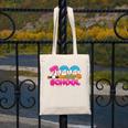 100 Days Of School Baseball Ice Cream Drip For Teacher Kid Canvas Tote Bag