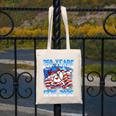 250 Years 1776 2026 250th Baseball American Flag 4th Of July Canvas Tote Bag