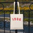 40 Year Old 1986 Classic Baseball 40th Birthday Canvas Tote Bag