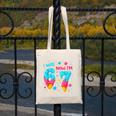 I Was 6 Now I'm 7 67 Birthday Baseball Drip 7 Year Old Canvas Tote Bag I Was 6 Now I'm 7 67 Birthday Baseball Drip 7 Year Old Canvas Tote Bag