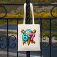 67 Baseball Ice Cream Drip Kids Canvas Tote Bag