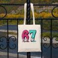 67 Ice Cream Drip Baseball Gen Alpha Slang Six Seven Meme Canvas Tote Bag 67 Ice Cream Drip Baseball Gen Alpha Slang Six Seven Meme Canvas Tote Bag