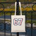 67 Sports Meme – Baseball Number 6 7 Canvas Tote Bag
