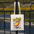 Banana Baseball Cartoon Cool Sports Kids Teens Canvas Tote Bag