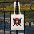 Baseball 8 Year Old Splash Drip 8th Birthday Boy Number 8 Canvas Tote Bag