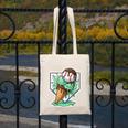 Baseball Boys Ice Cream Drip Baseball Boys Youth Mint Choco Canvas Tote Bag