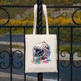 Baseball Catcher Mask Ice Cream Dripping Baseball Boys Canvas Tote Bag