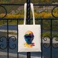 Baseball Catcher Mask Ice Cream Dripping Baseball Fan Boys Canvas Tote Bag