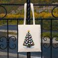 Baseball Christmas Tree Men Boys Youth Santa Sports Canvas Tote Bag