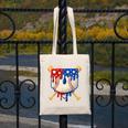 Baseball Drip American Flag Home Plate 4th Of July Patriotic Canvas Tote Bag Baseball Drip American Flag Home Plate 4th Of July Patriotic Canvas Tote Bag