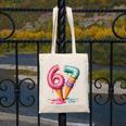 Baseball Drip Ice Cream 67 Canvas Tote Bag