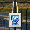 Baseball Drip Ice Cream Blue Glow Melt Ball Graphic Canvas Tote Bag Baseball Drip Ice Cream Blue Glow Melt Ball Graphic Canvas Tote Bag