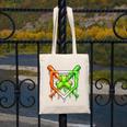Baseball Drip Ice Cream St Patricks Day Shamrock Canvas Tote Bag