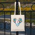 Baseball Drip Ice Cream Strong Character Canvas Tote Bag