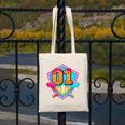 Baseball Drip Jersey Number 1 For Players & 1th Birthday Canvas Tote Bag Baseball Drip Jersey Number 1 For Players & 1th Birthday Canvas Tote Bag