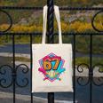 Baseball Drip Jersey Number 67 For Players & 67th Birthday Premium Tri-Blend Canvas Tote Bag Baseball Drip Jersey Number 67 For Players & 67th Birthday Premium Tri-Blend Canvas Tote Bag