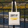 Baseball Fan Shut Up I'm Doing Game Changer Premium Tri-Blend Canvas Tote Bag
