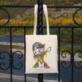 Baseball Ice Cream Dripping Dabbing Baseball Drip Canvas Tote Bag Baseball Ice Cream Dripping Dabbing Baseball Drip Canvas Tote Bag