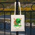 Baseball Life Style Ice Cream Drip Green Premium Tri-Blend Canvas Tote Bag