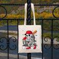 Baseball Skeleton Halloween Playing Canvas Tote Bag Baseball Skeleton Halloween Playing Canvas Tote Bag